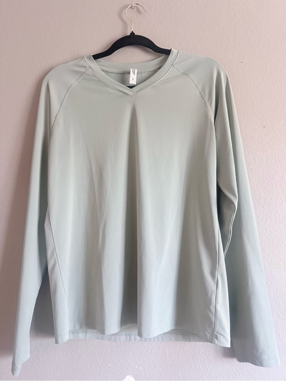 PIONEER Camp Long Sleeve V-Neck Shirt in Light Sage